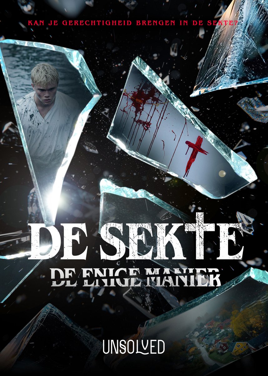 Unsolved: De Sekte | Coöperatief Moordraadsel - Escape Room voor thuis (1-8 spelers, leeftijd 18 +)